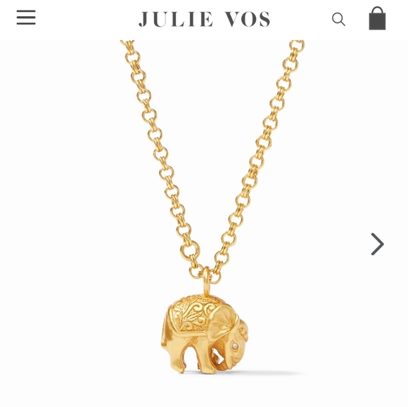 Julie Vos | Jewelry | Elephant Pendant 